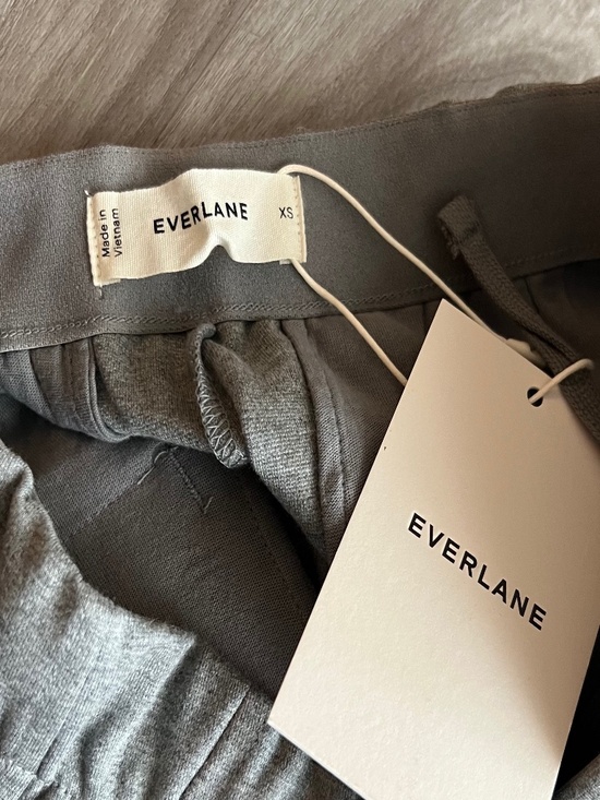 Everlane Dream Pants (XS, Women, Mid Heather Grey, NWT) - Picture 3 of 3